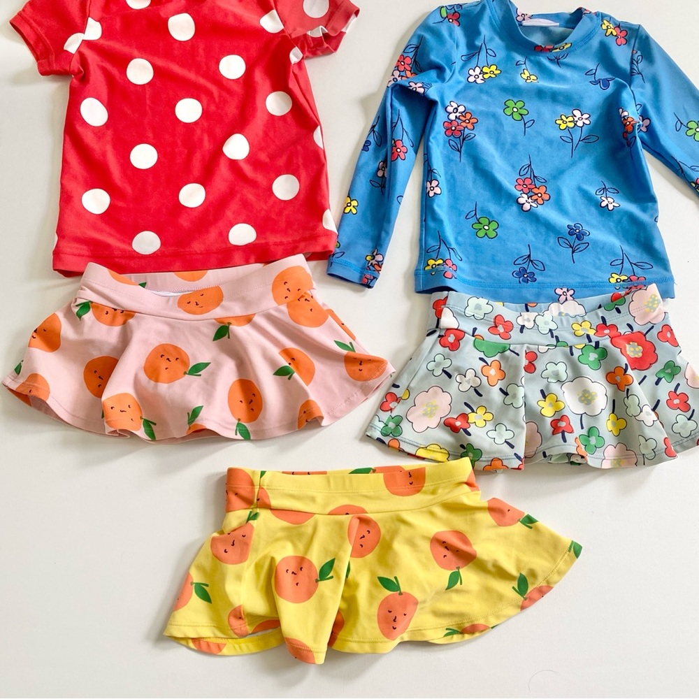 Hanna Andersson toddler girl Swim wear Bundle - Picture 2 of 7